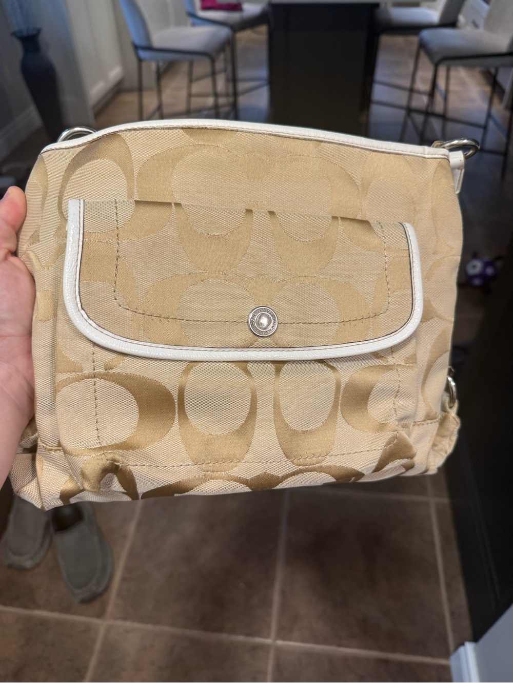 Coach Signature Canvas Crossbody Bag
